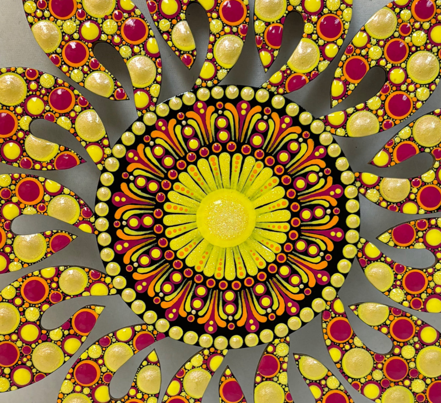 8" Sun Wall Decor