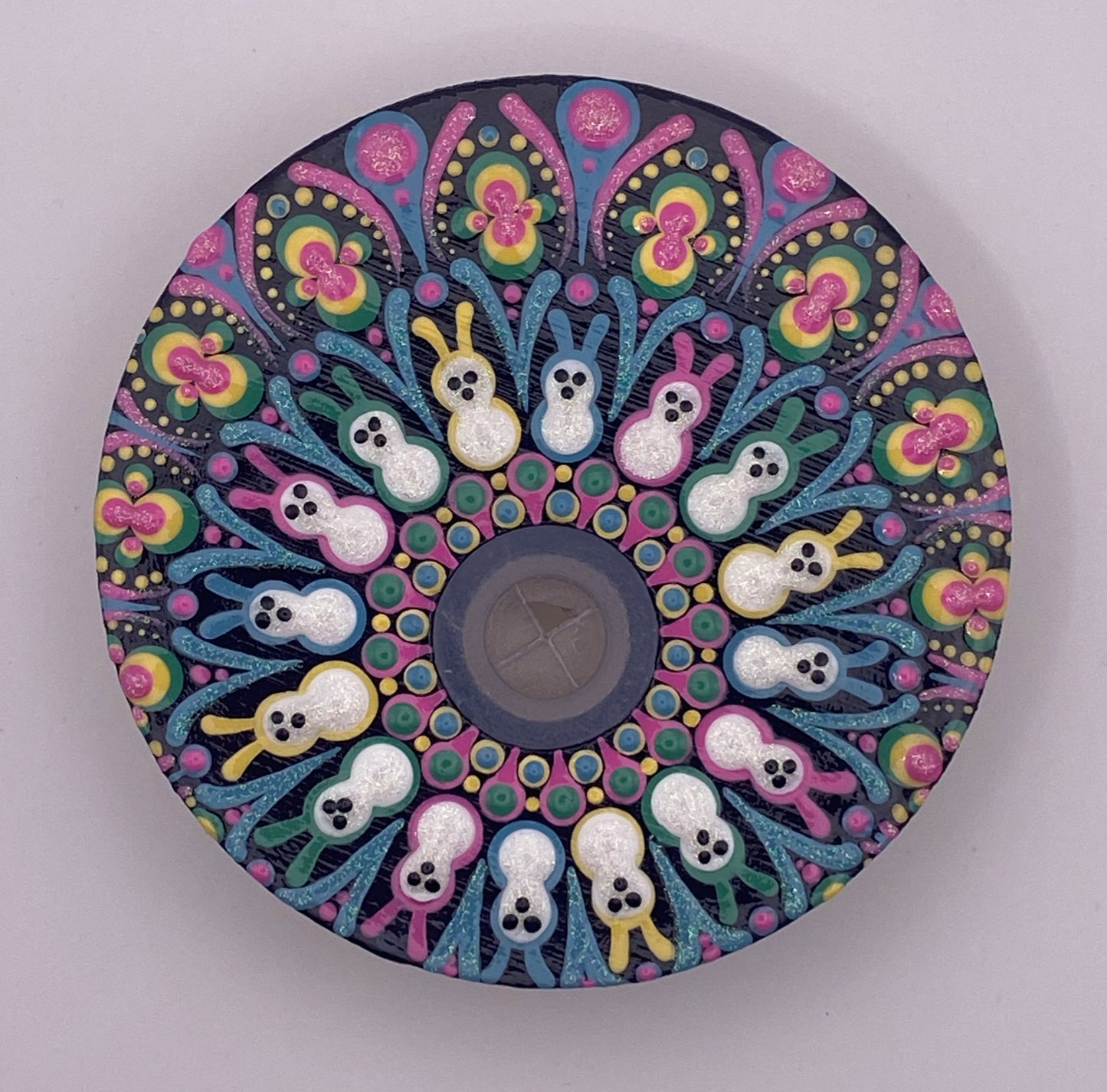 16 oz Spring Bunny Can Glassware