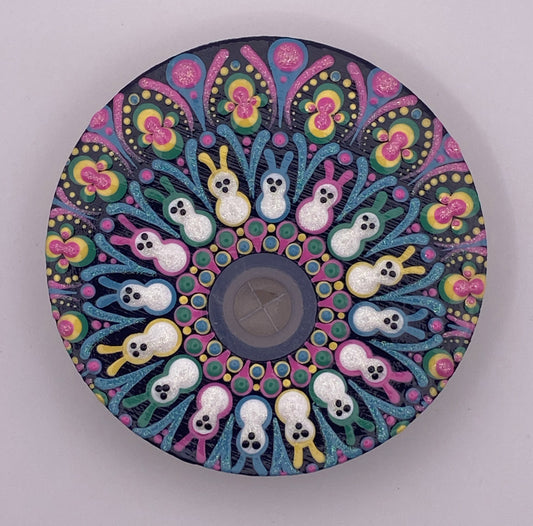 16 oz Spring Bunny Can Glassware