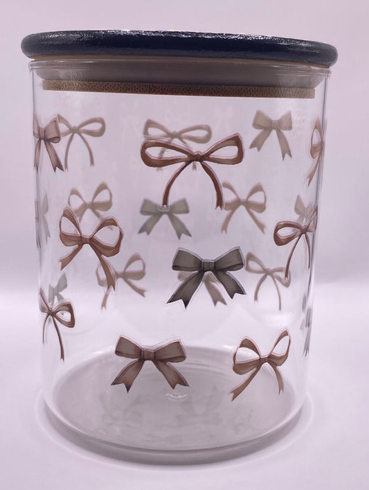 16.9 oz Bow Glass Storage Container