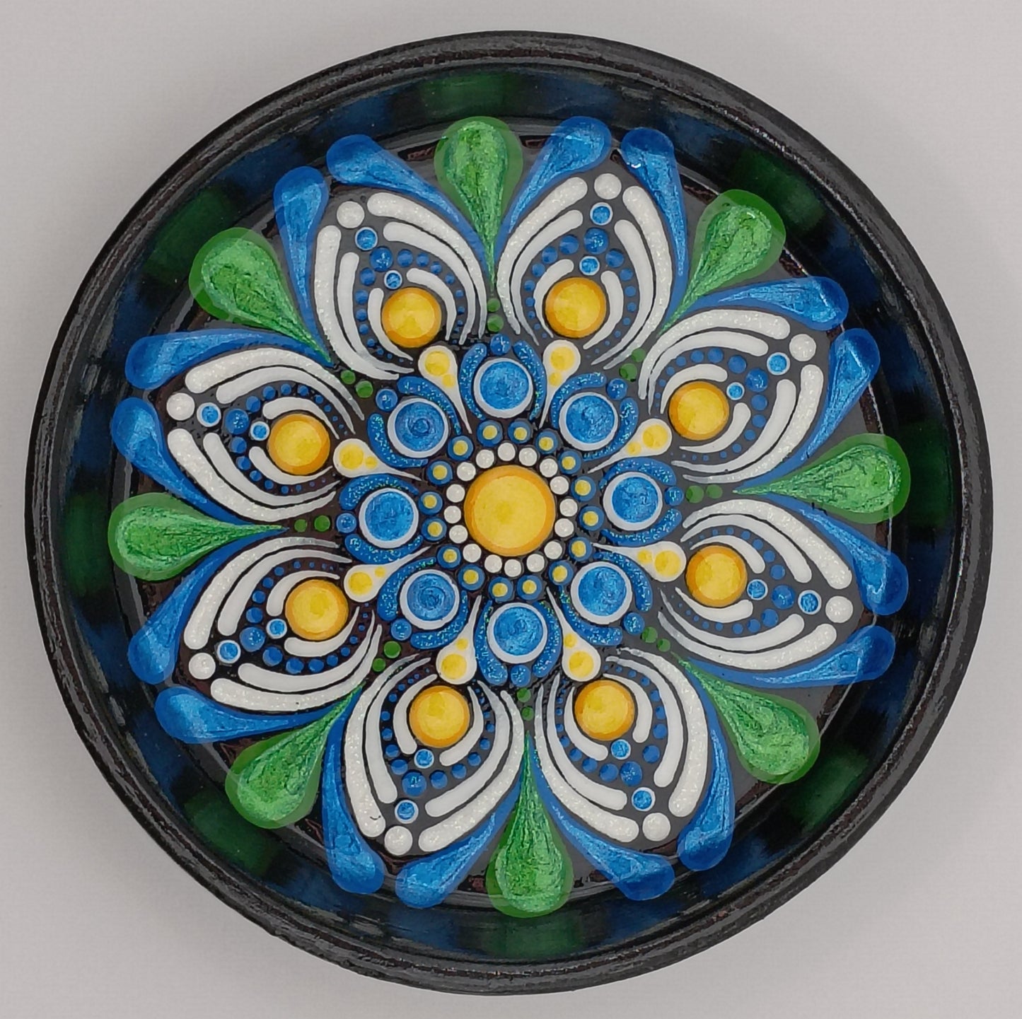 3.3" Blue Trinket Dish
