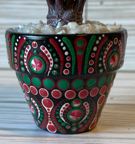 Holiday Floral Pot