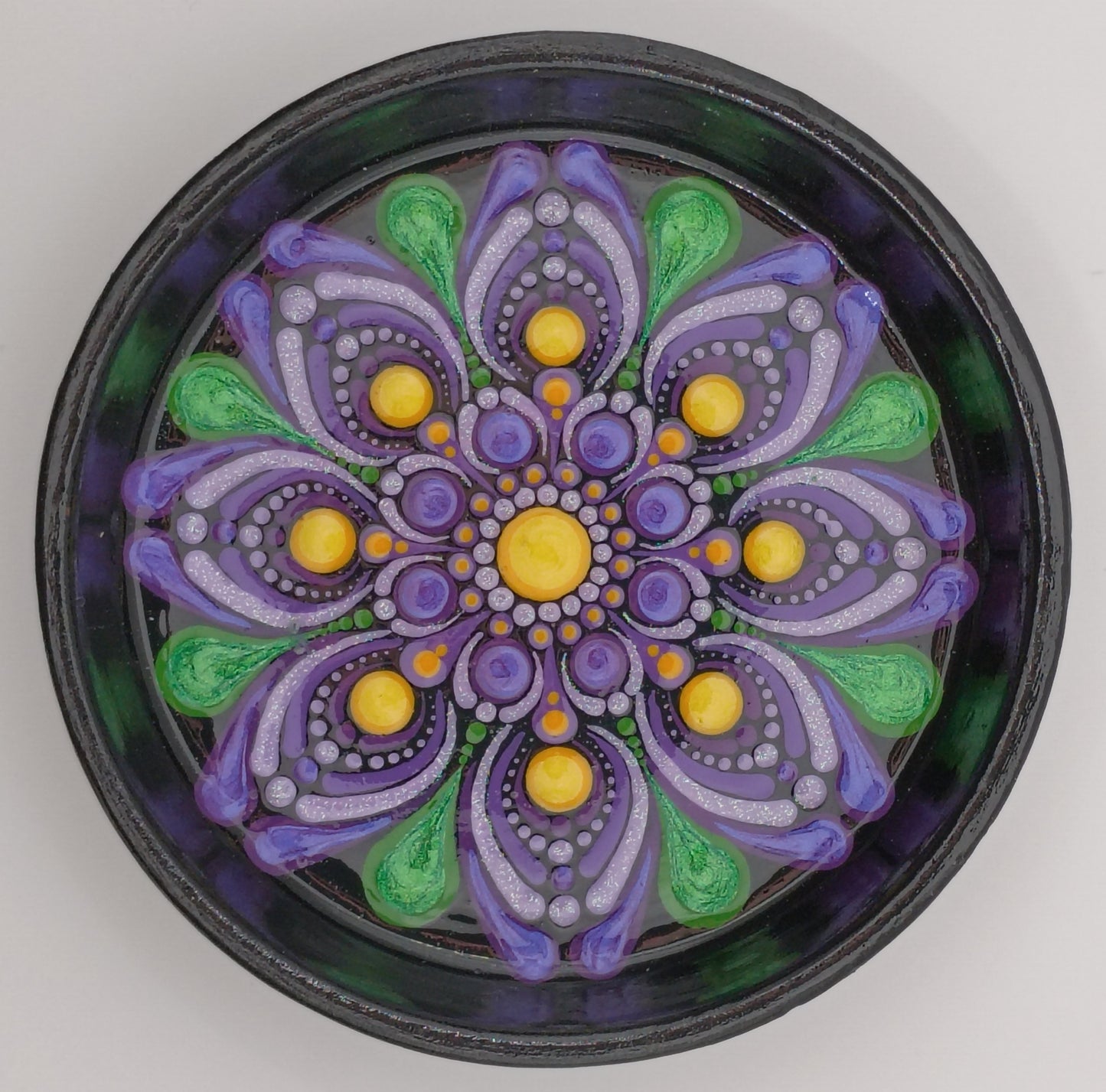 3.3" Purple Trinket Dish