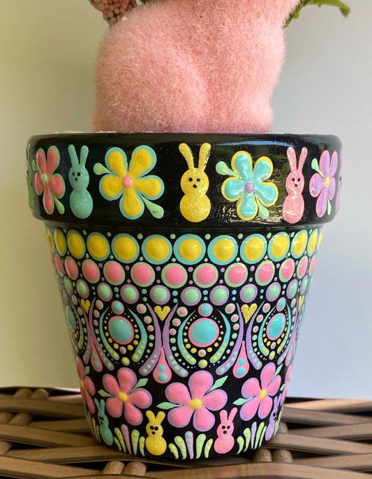 Pink Bunny Pot