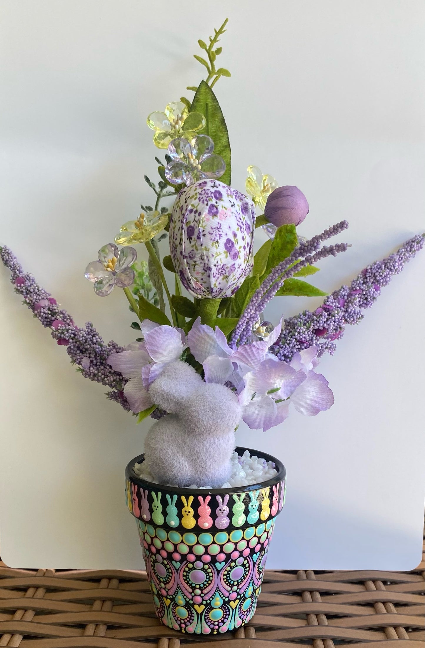 Purple Bunny Pot