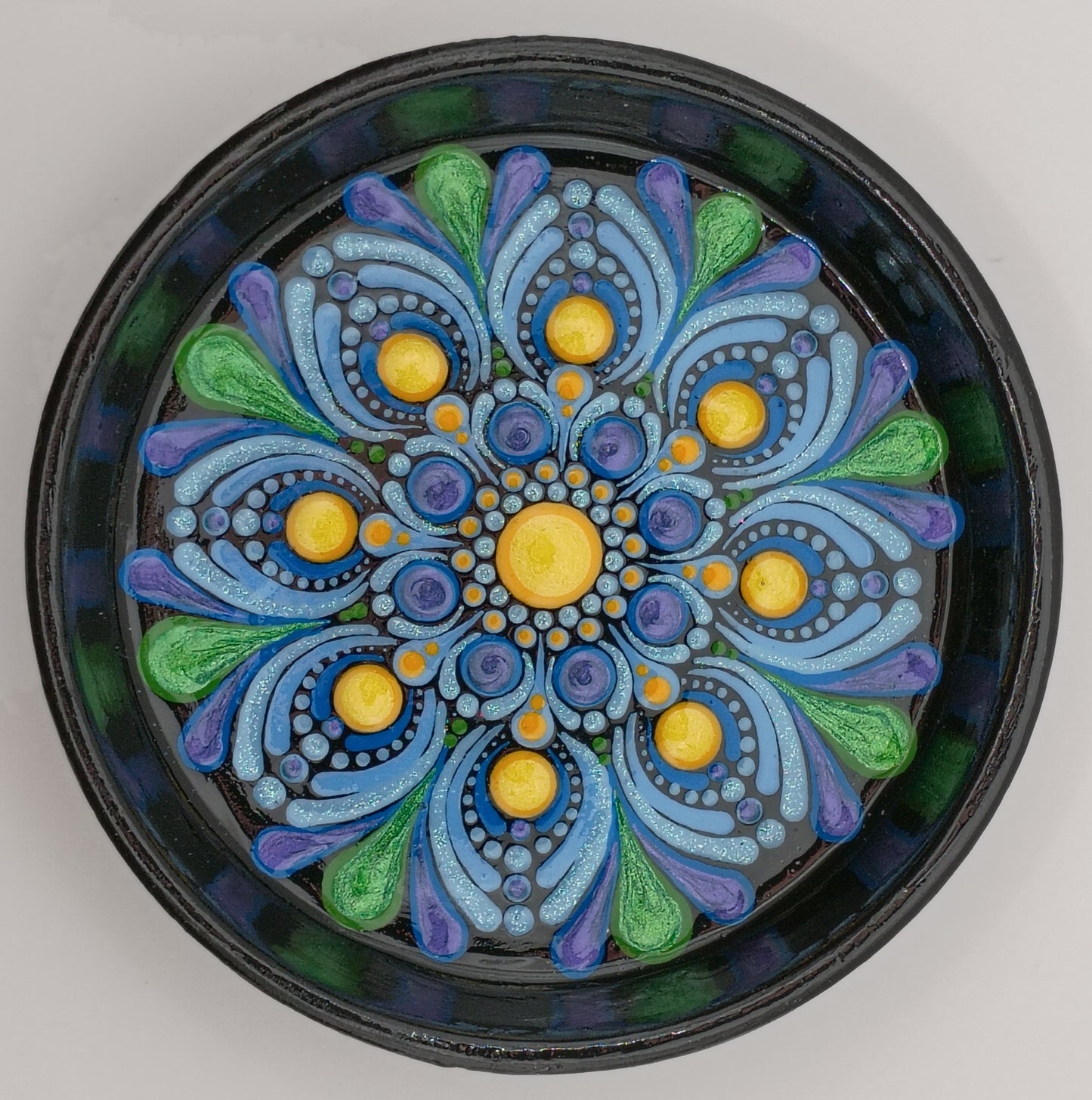 3.3" Blue Trinket Dish