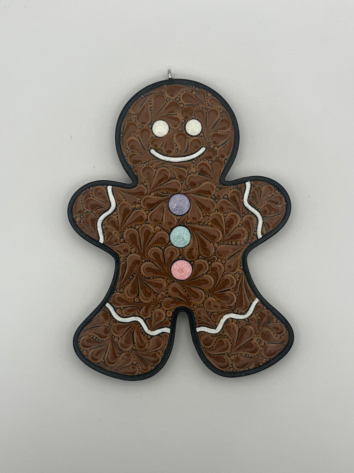 4" Pastel Gingerbread Man Ornament