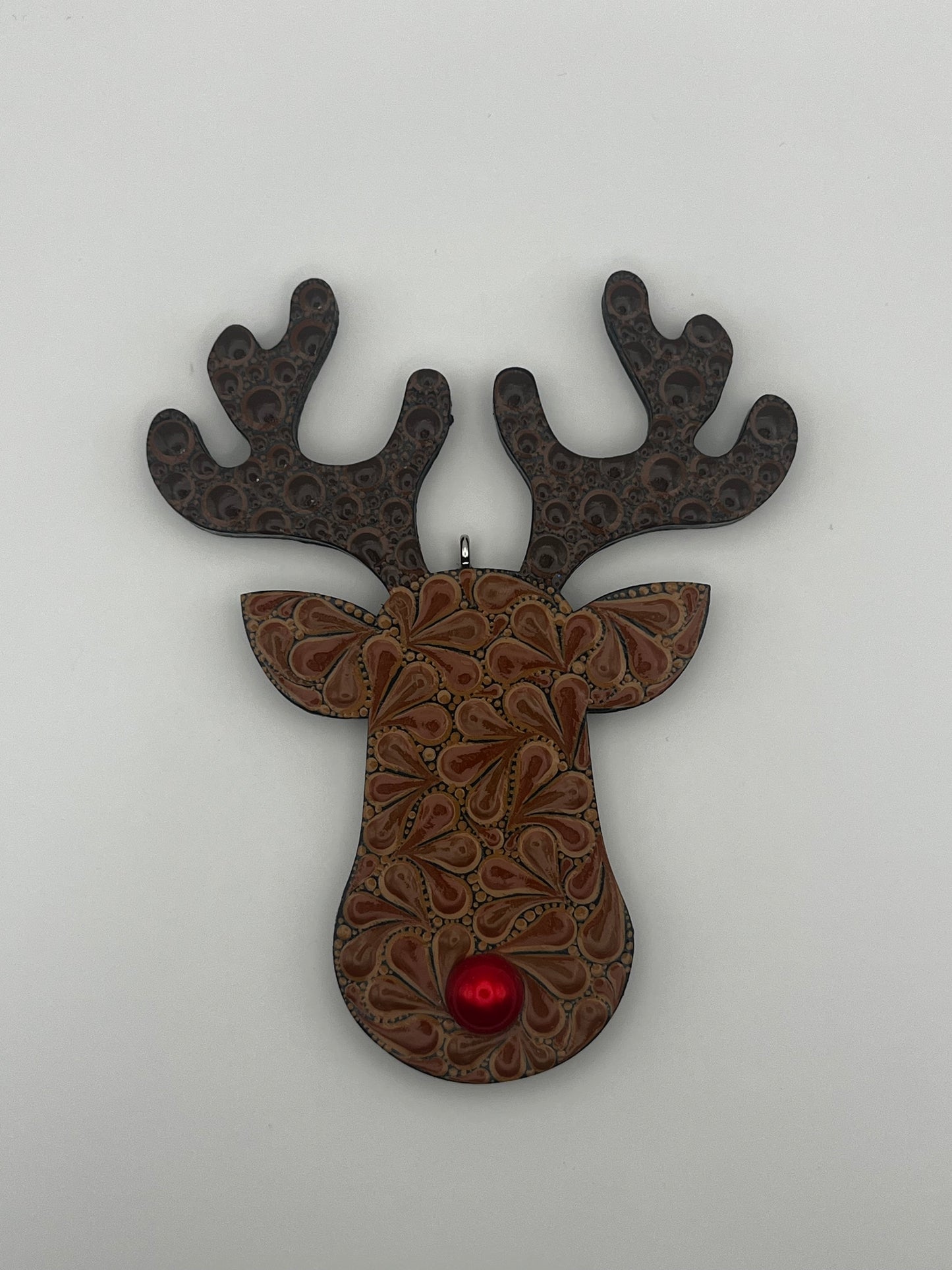 4" Reindeer (Red) Ornament