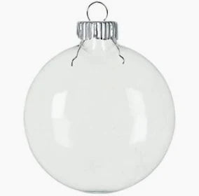 Create Your Own 3" Glitter Ornament
