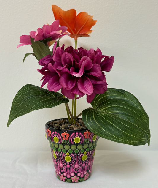 Tropical Floral Pots