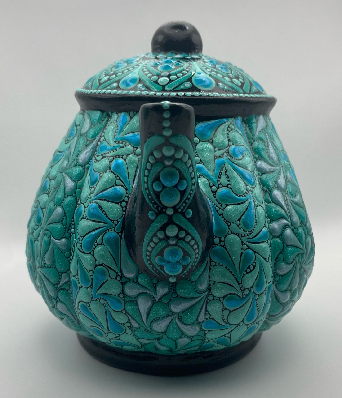 Teal Teapot Birdhouse