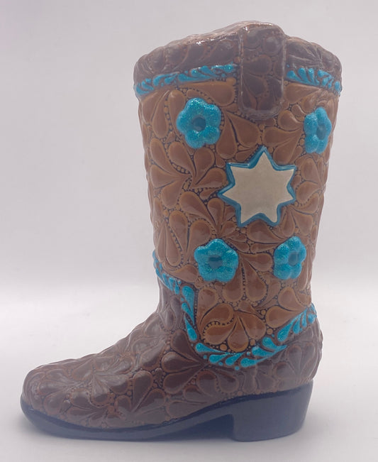 Cowboy Boot Photo Holder