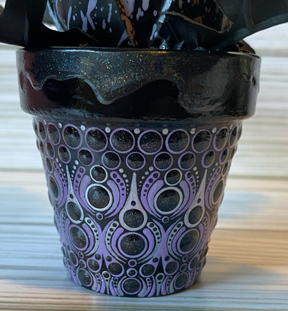 Purple Halloween Pot