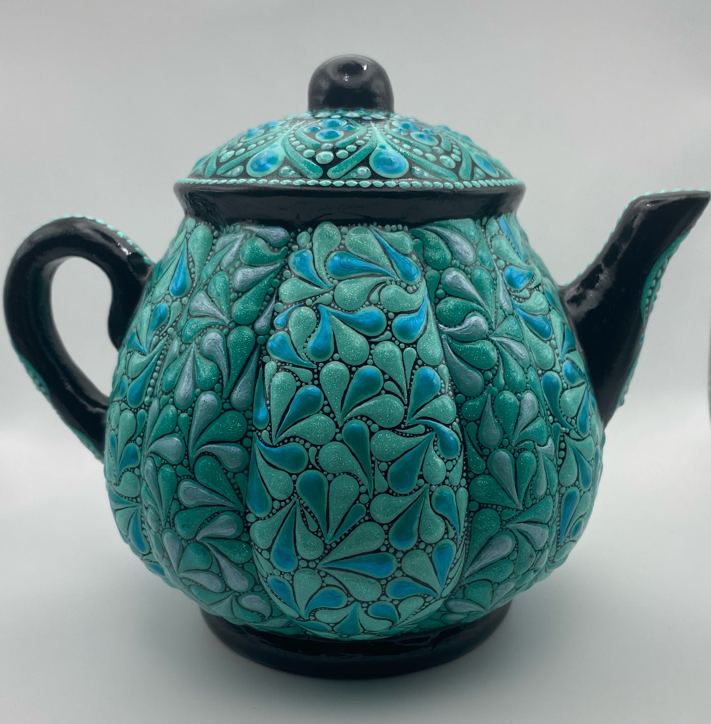 Teal Teapot Birdhouse