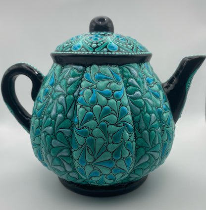 Teal Teapot Birdhouse
