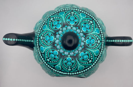Teal Teapot Birdhouse