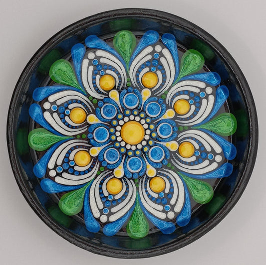 3.3" Blue Trinket Dish