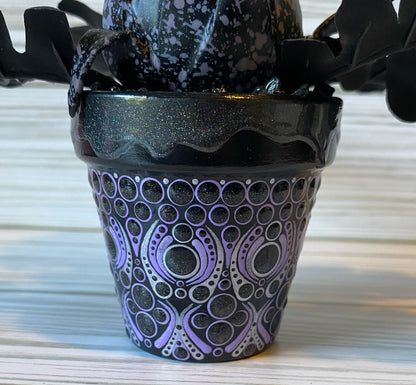 Purple Halloween Pot