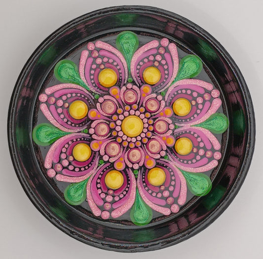 3.3" Pink Trinket Dish