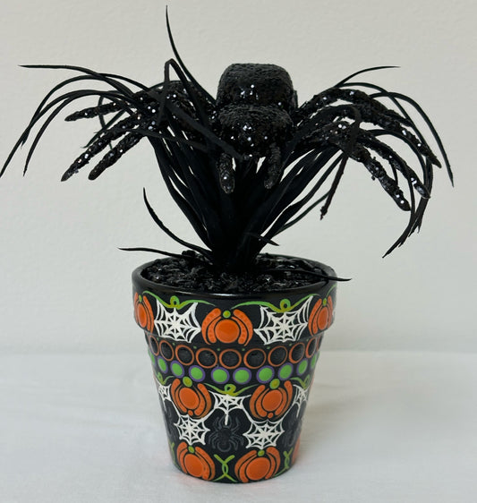 Halloween Floral Pots