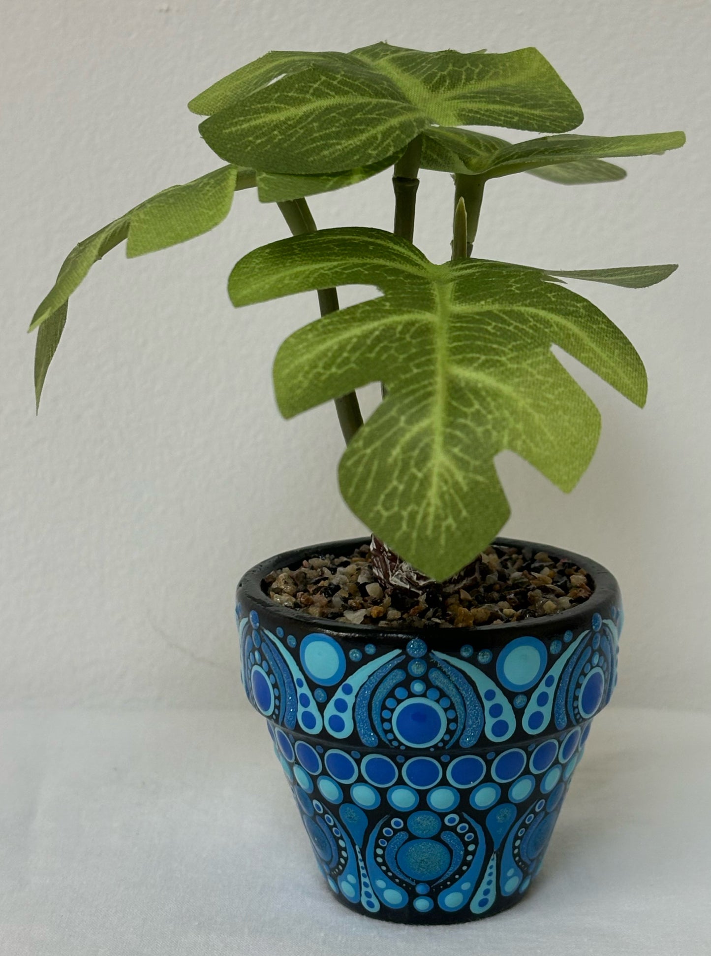 Blue Floral Pots