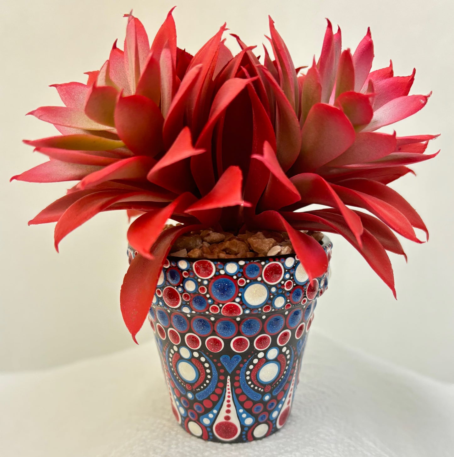 Patriotic Floral Pots