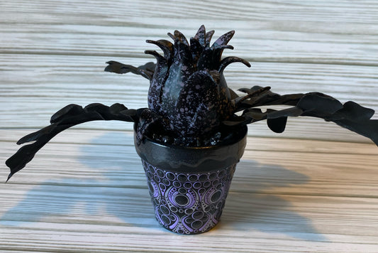 Purple Halloween Pot