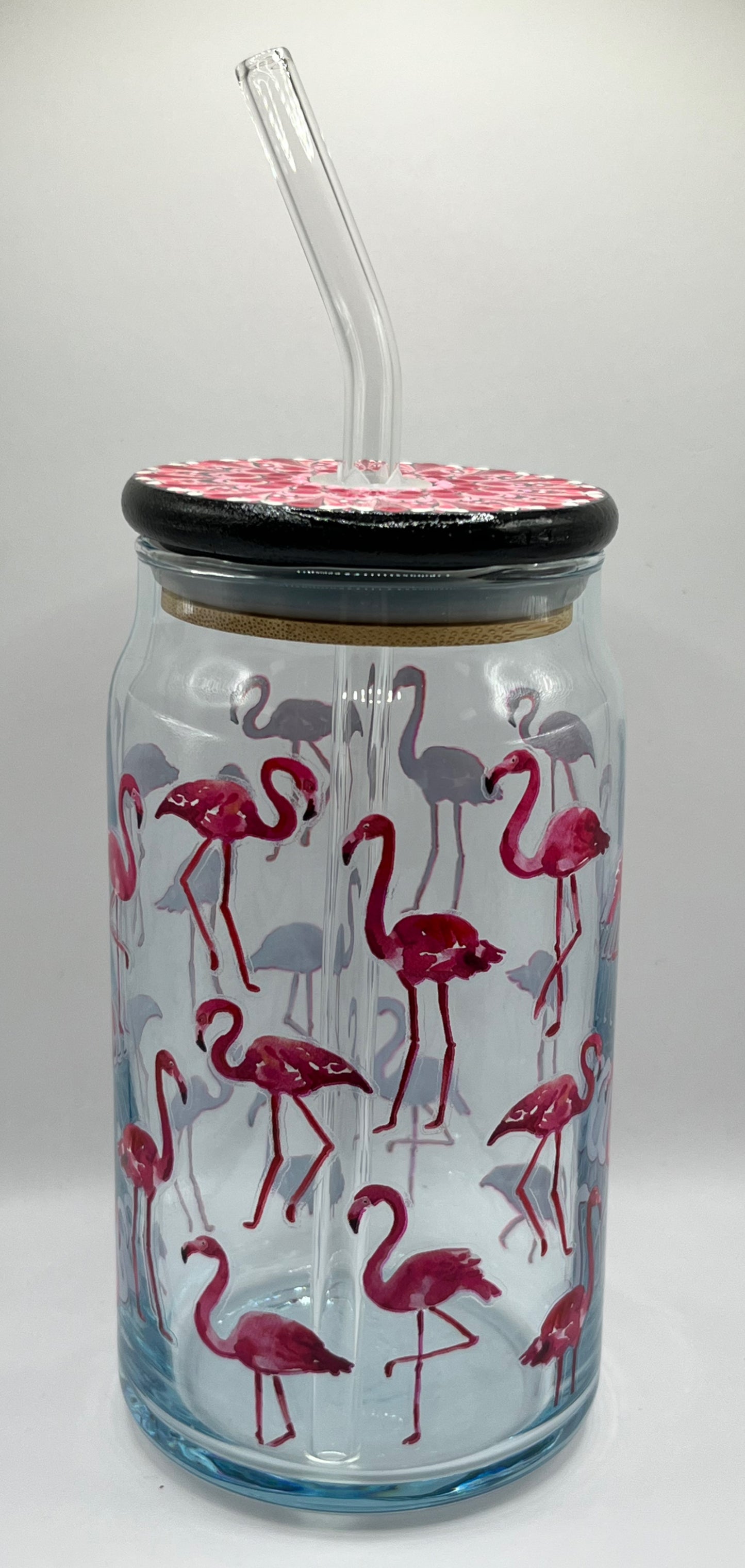 16 oz. Flamingo Glassware