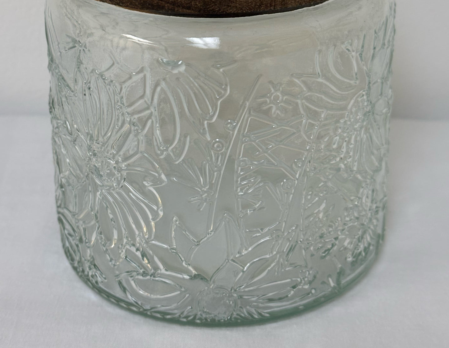 Yellow Flower Stash Jar