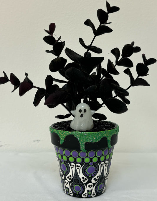 Halloween Floral Pots