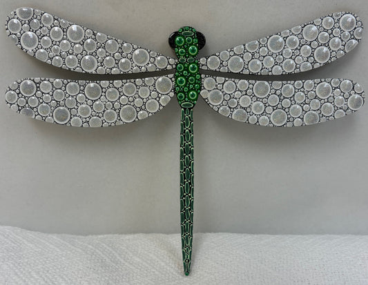 8"Green Dragonfly Wall Decor