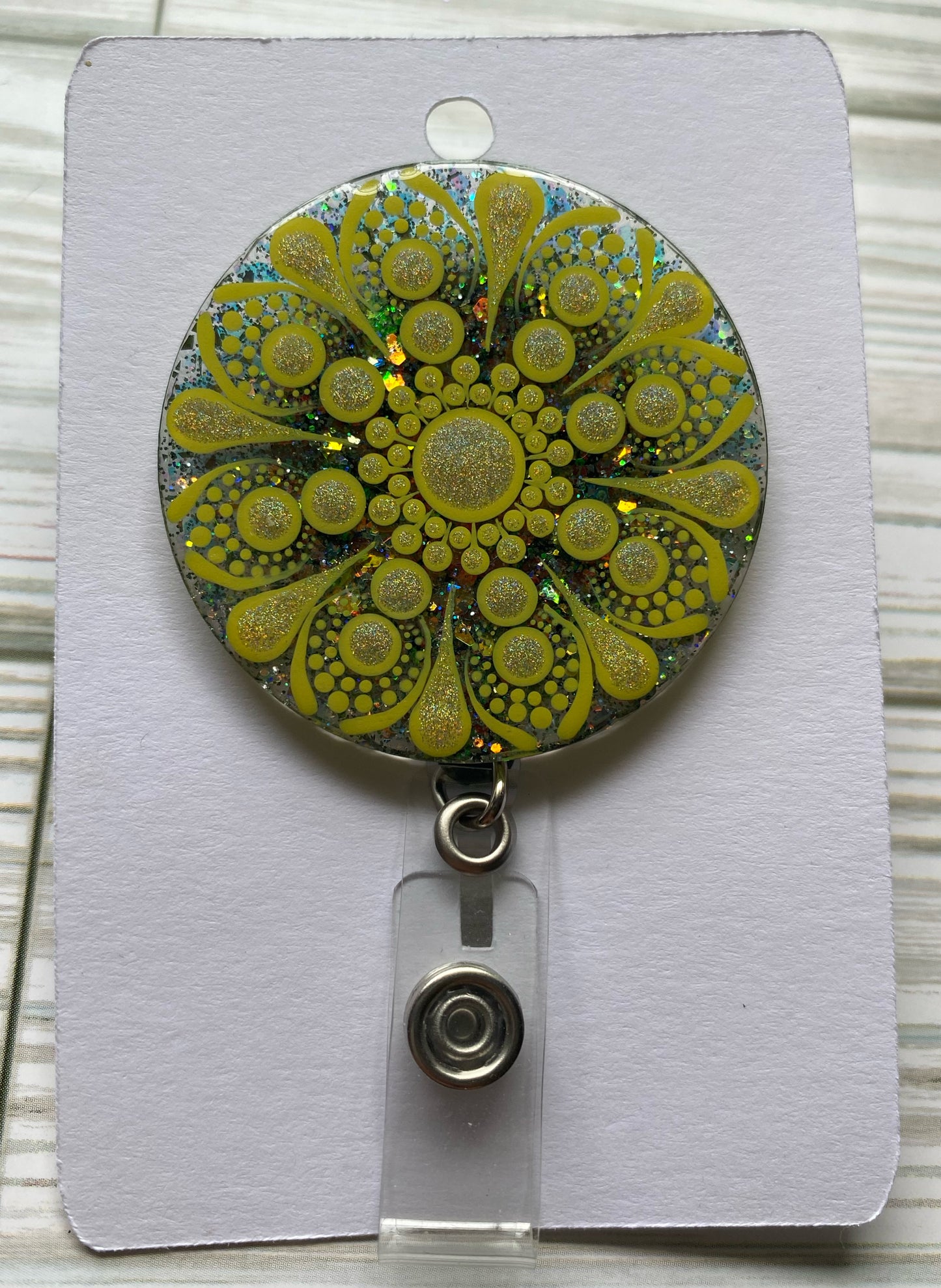 Yellow Badge Reel