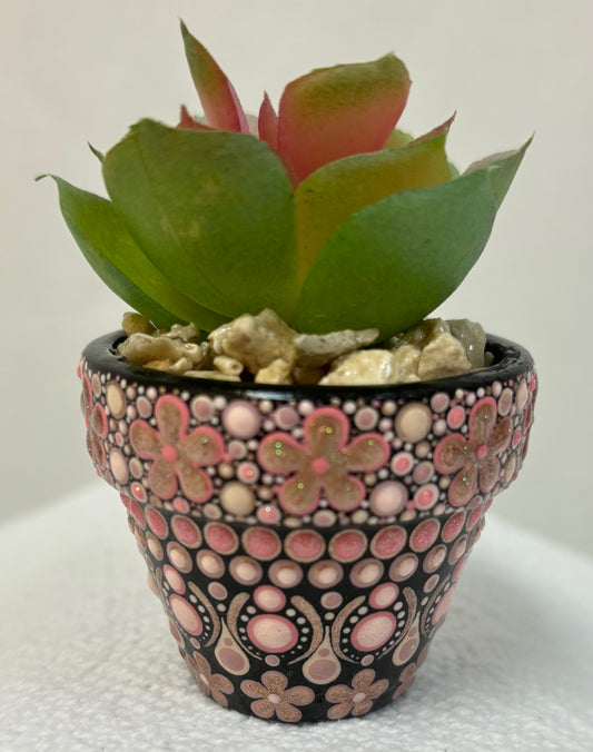 Pink Neutral Floral Pots