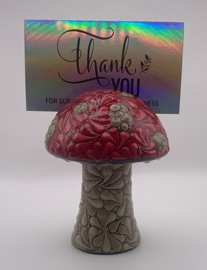 Mushroom Photo Holder
