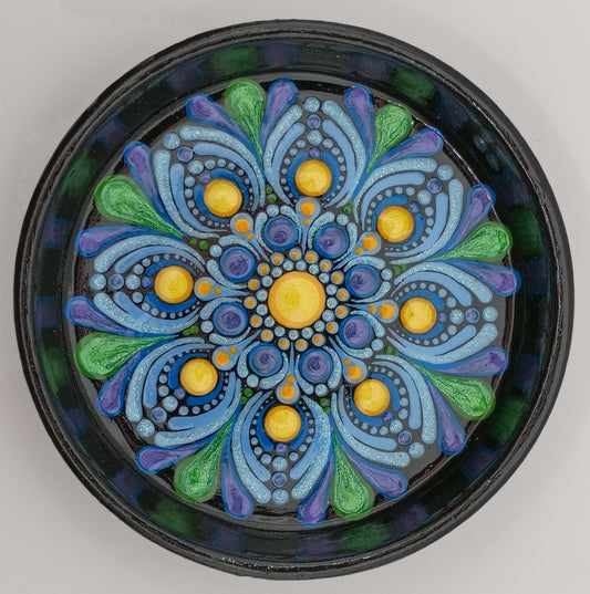 3.3" Blue Trinket Dish
