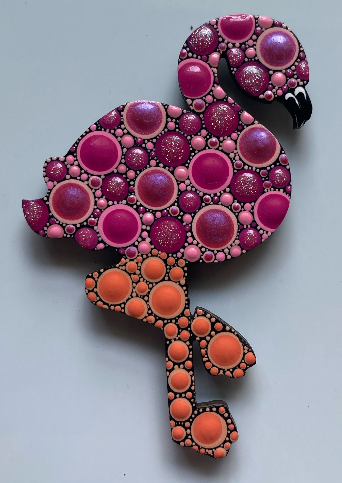 3" Flamingo Magnet