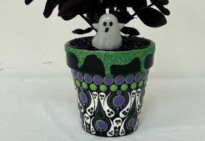 Halloween Floral Pots