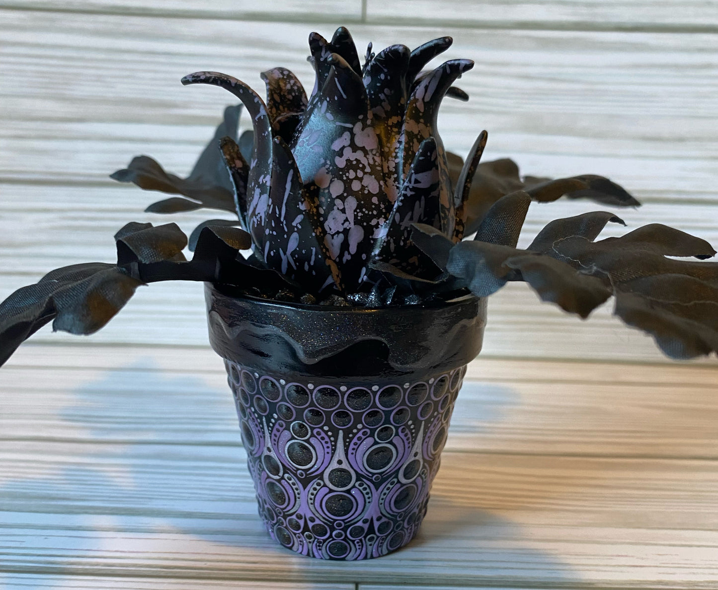 Purple Halloween Pot