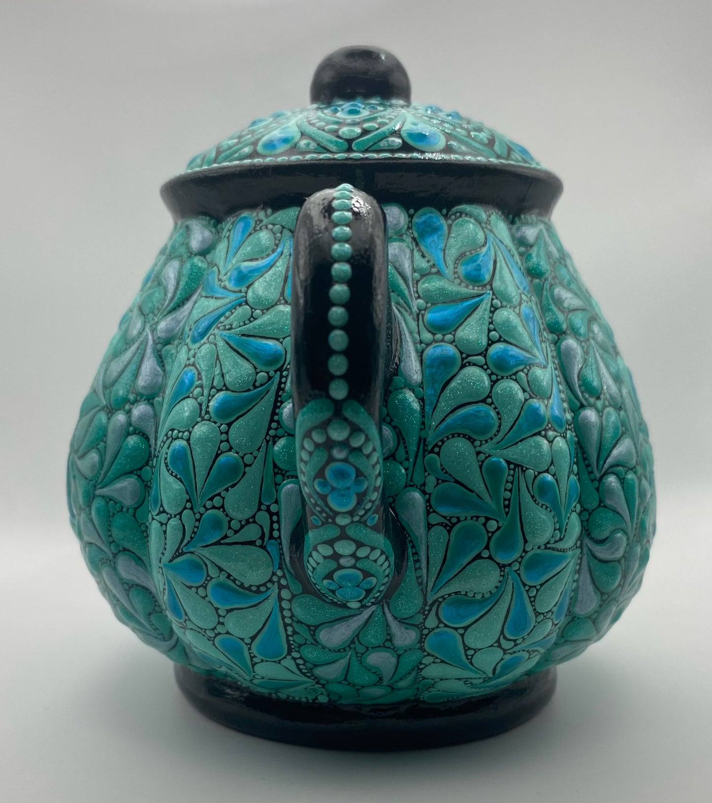 Teal Teapot Birdhouse