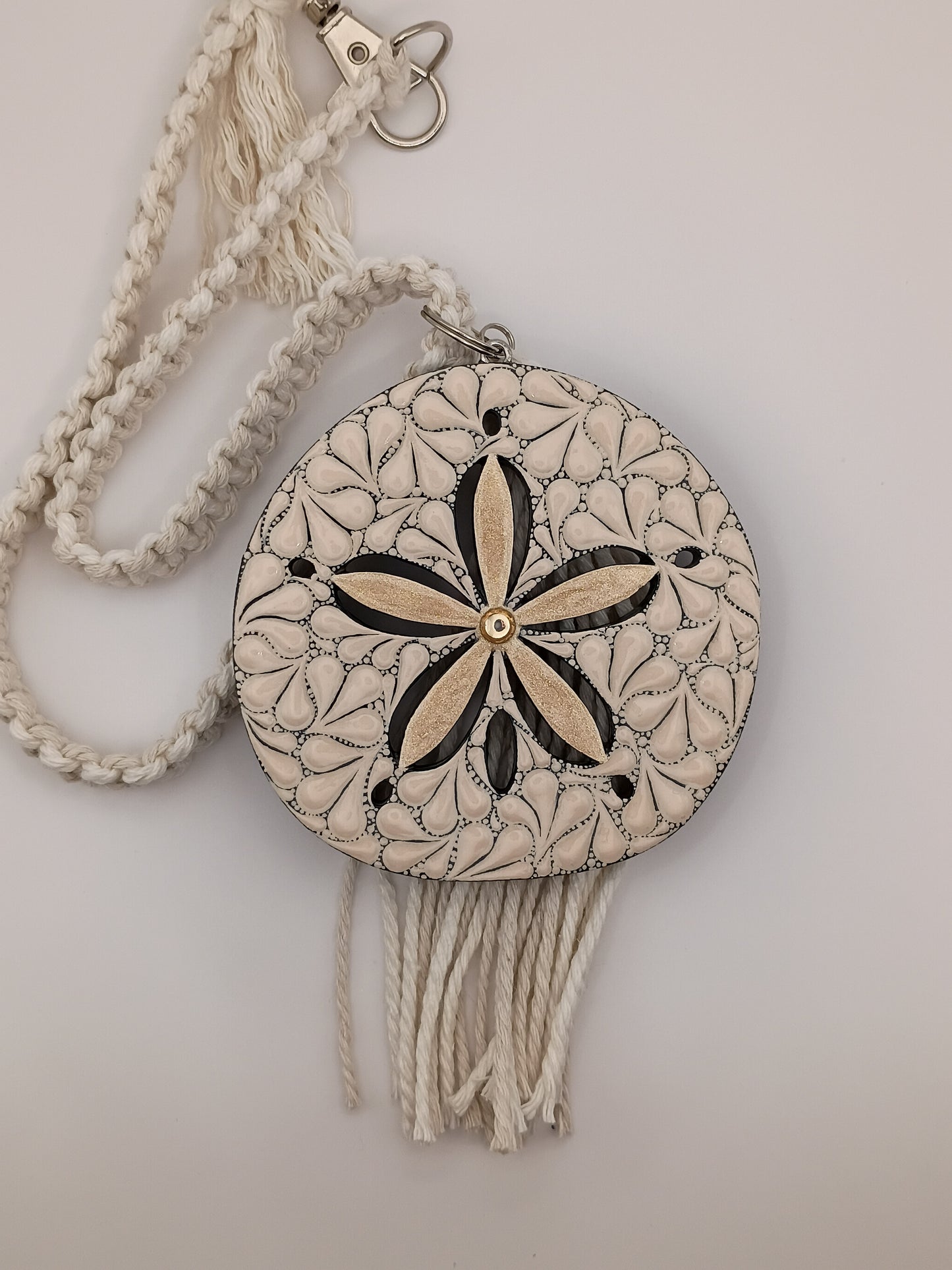 Sand Dollar Car Charm