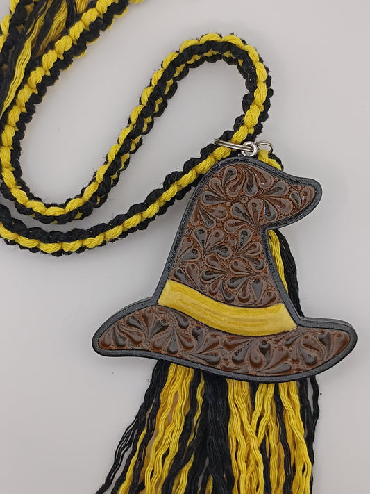 Yellow Hat Car Charm