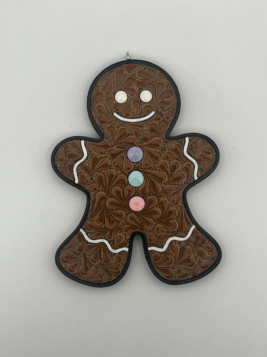 4" Pastel Gingerbread Man Ornament