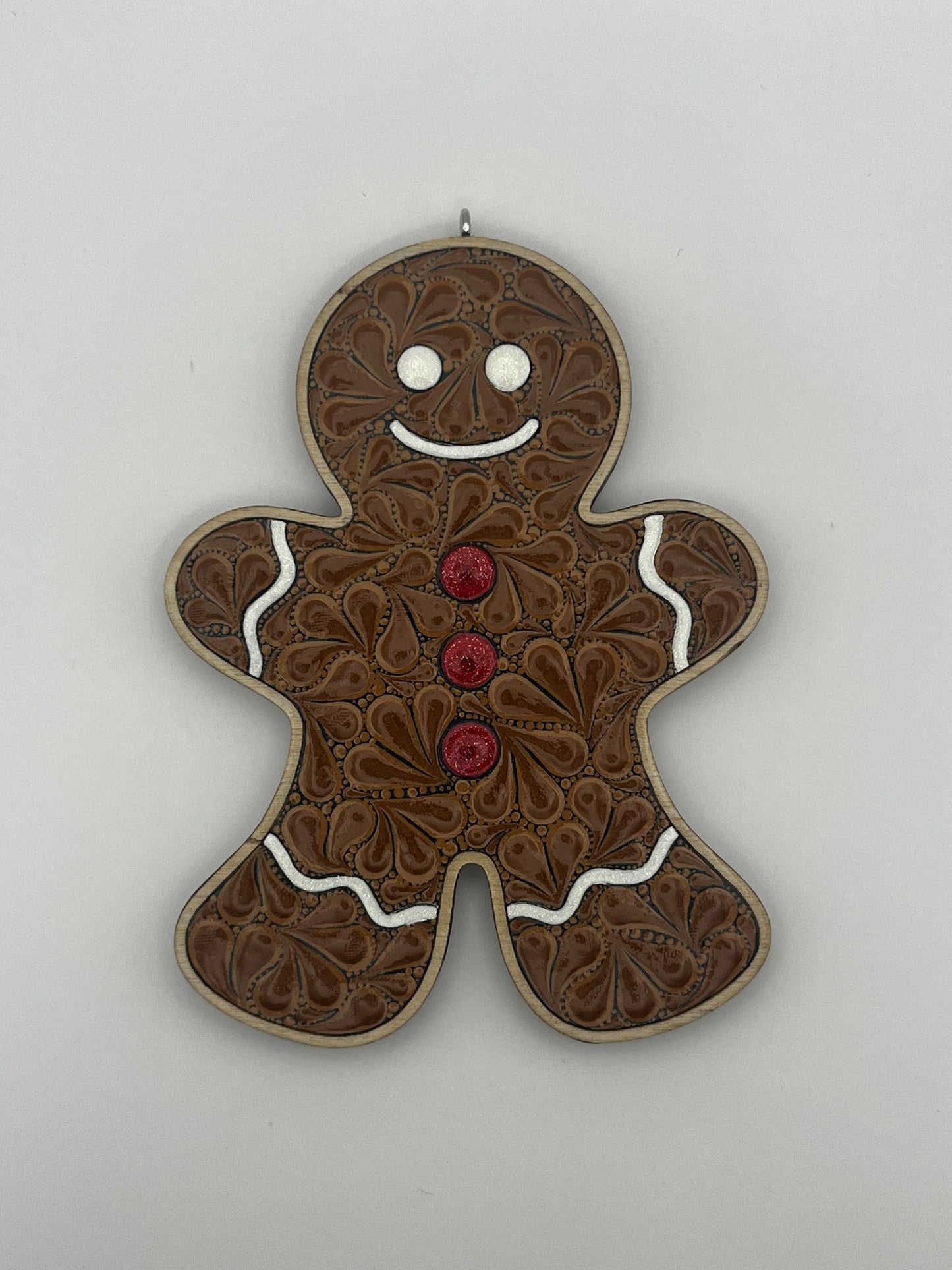 4" Red Gingerbread Man Ornament